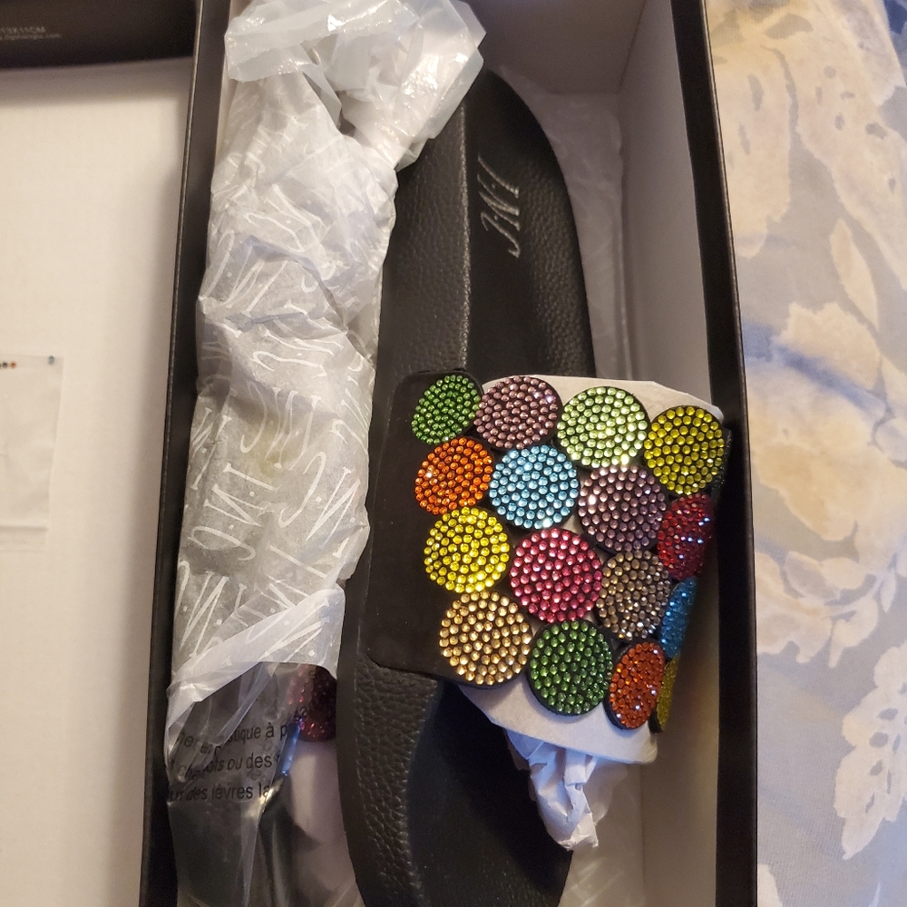 Multi circle fancy slides size 8